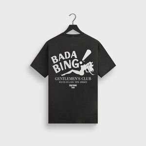 Kith for The Sopranos Bada Bing Vintage Tee Graphic Print Black T-Shirt Size XXL